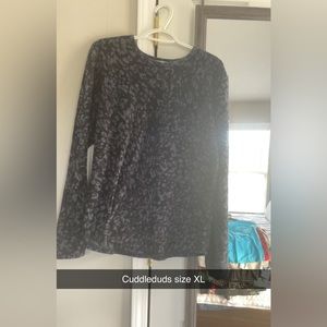 Cuddleduds ClimateRight fleece pullover women’s size XL